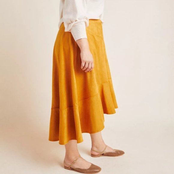 Anthropologie Dresses & Skirts - Anthropologie Maeve faux suede skirt BNWT